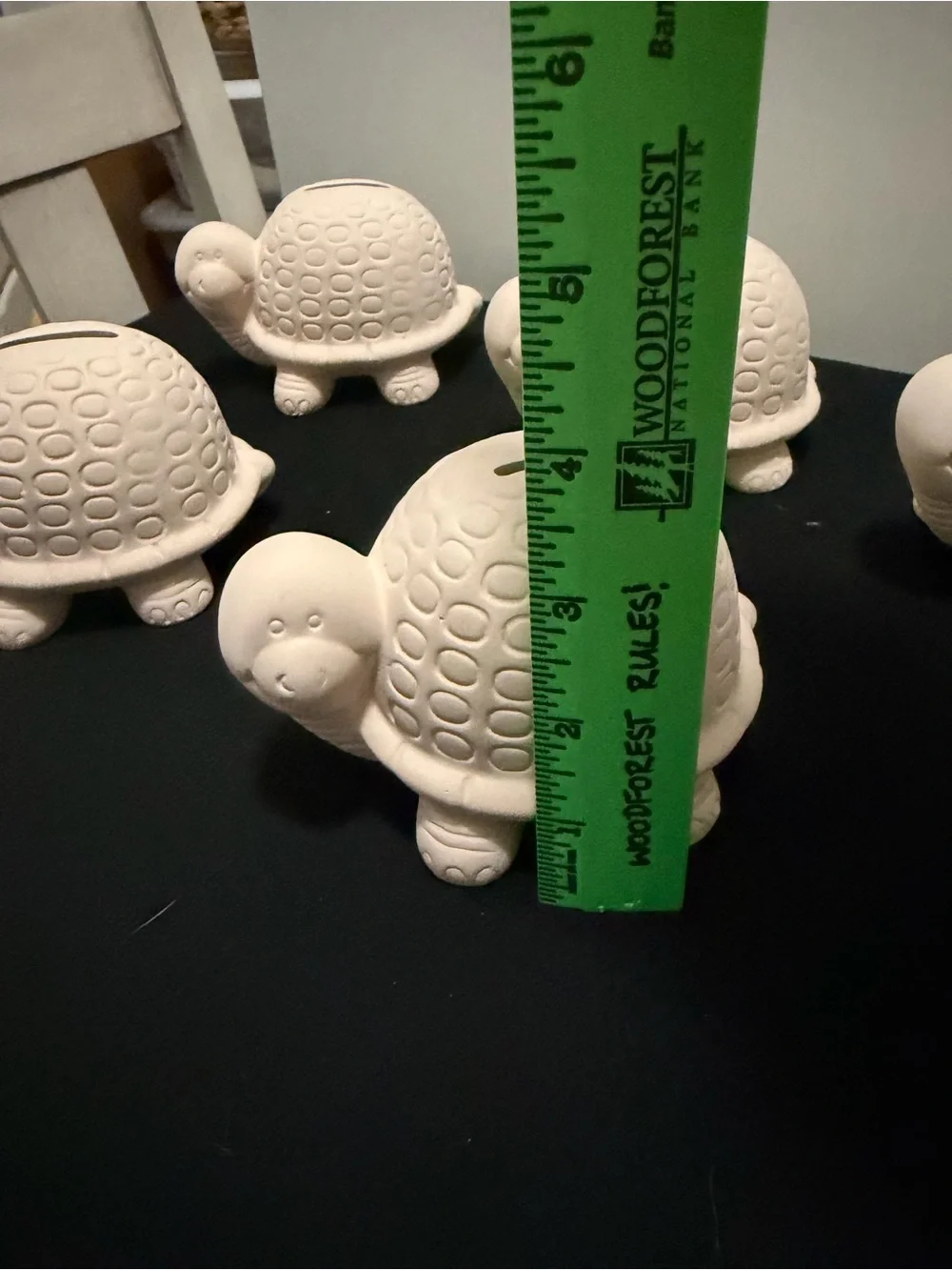 Paintable Ceramic Turtle piggy banks